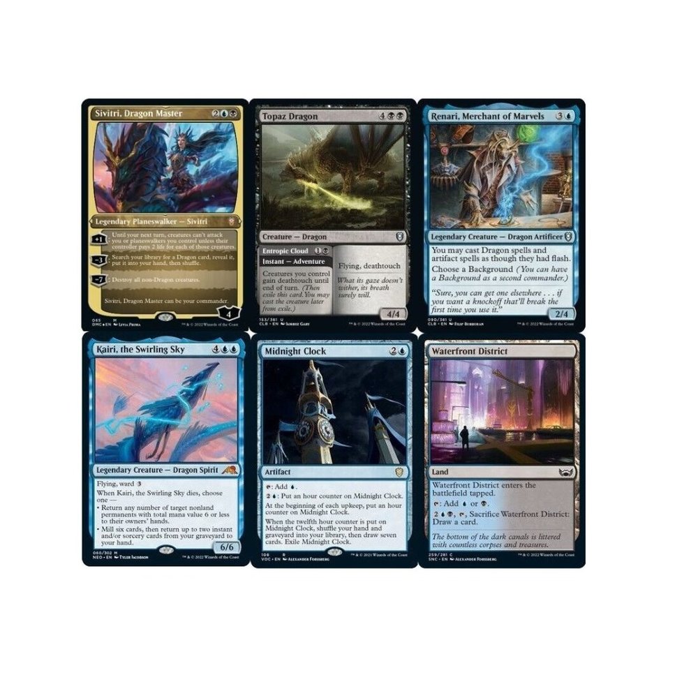 MTG Commander EDH Deck Sivitri, Dragon Master 100 Magic Cards Custom Deck - NM